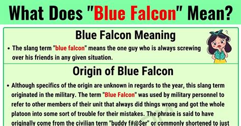 blue falcon meaning urban.